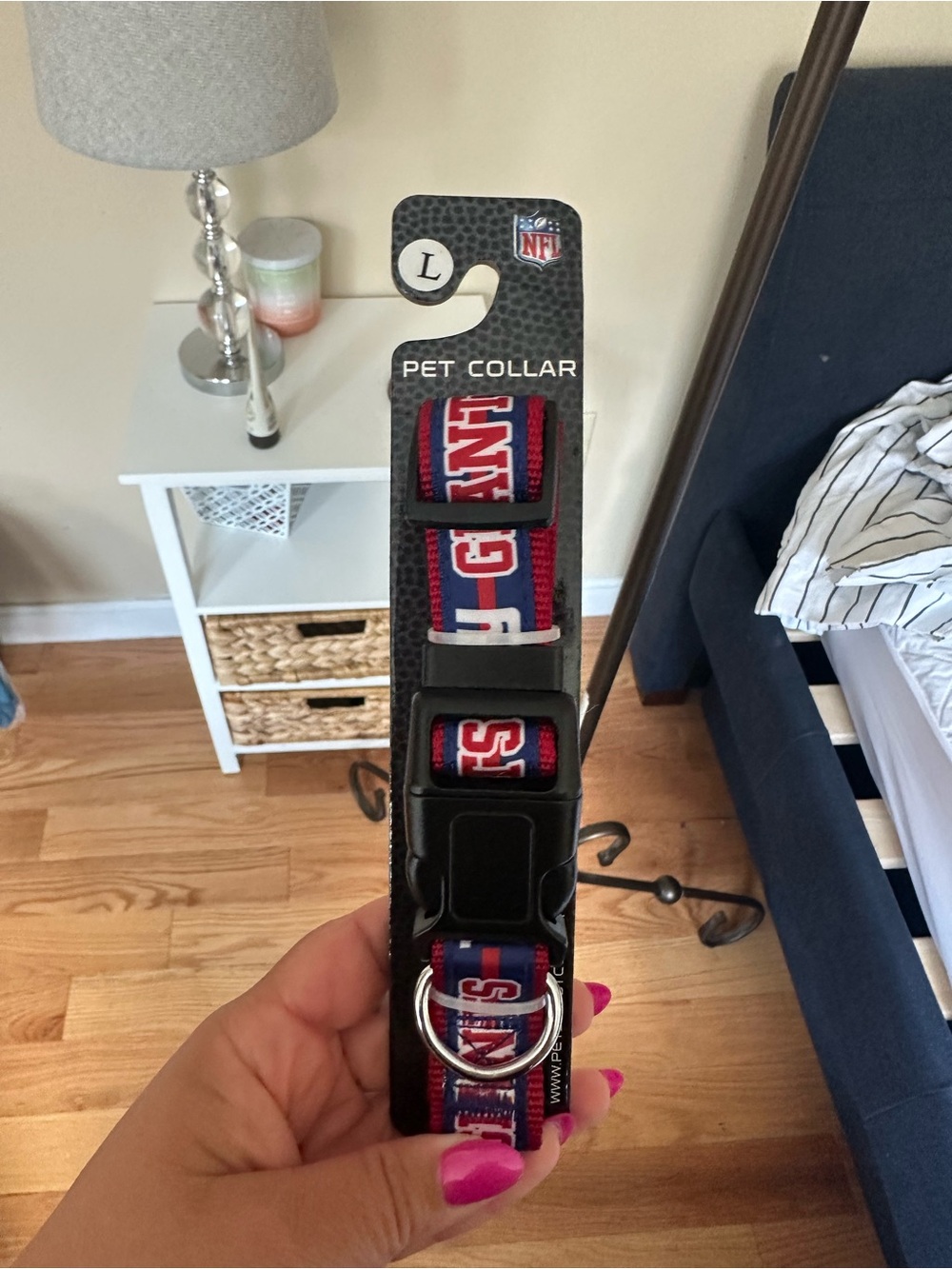NFL NY Giants Large Pet Collar
